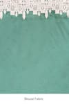 Naaritva India_Emerald Green Zari Handwoven Banarasi Saree With Running Blouse _Online_at_Aza_Fashions