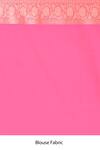 Naaritva India_Pink Silk Zari Handwoven Work Hot Banarasi Saree With Running Blouse _Online_at_Aza_Fashions