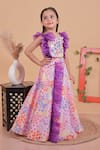 Buy_Turqidz By Shweta Aggarwal_Multi Color Cotton Embroidery Hand Skirt Set 