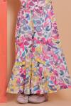 Shop_Turqidz By Shweta Aggarwal_Multi Color Cotton Embroidery Hand Sharara Set _at_Aza_Fashions