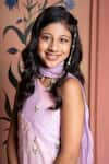 Shop_Kirti Agarwal - Pret N Couture_Blush Silk, Embroidery, Pink And Lavender Kurta Sharara Set _Online_at_Aza_Fashions