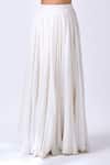 Buy_Neha Mehta Couture_Ivory Silk, Net Embroidery, Zari Round Neck, Hand Jacket And Lehenga Set _Online_at_Aza_Fashions