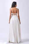 Shop_Neha Mehta Couture_Ivory Silk, Net Embroidery, Zari Round Neck, Hand Jacket And Lehenga Set _Online_at_Aza_Fashions