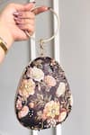 Buy_Boxwish By Bhumika_Multi Color Embroidery Blossom Applique Handwork Clutch Bag _at_Aza_Fashions
