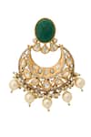 Buy Nazaakat By Samara Singh Green Zari Kundan Brass Earrings Online at Aza Fashions Buy_Nazaakat By Samara Singh_Green Zari Kundan Brass Earrings _Online_at_Aza_Fashions