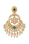 Buy_Nazaakat By Samara Singh_Green Kundan Earrings _Online_at_Aza_Fashions