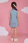 Shop_Hoity Moppet_Blue Denim Light Designer Dress _at_Aza_Fashions