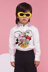 Hoity Moppet_White Cotton Designer Shirt _Online_at_Aza_Fashions