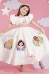 Shop_Hoity Moppet_White Organza Embroidery Magic Carpet Designer Dress _Online_at_Aza_Fashions