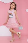 Hoity Moppet_Pink Crepe Designer Sanrio Dress _at_Aza_Fashions