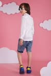 Shop_Hoity Moppet_White Cotton Sonic Character Print Shirt _at_Aza_Fashions