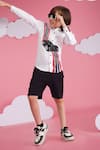 Shop_Hoity Moppet_White Cotton Embroidery Speed Racer Designer Shirt _Online_at_Aza_Fashions
