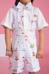 Buy_Hoity Moppet_White Cotton Light Blue Toy Story Shirt And Shorts Set _Online_at_Aza_Fashions
