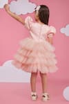 Shop_Hoity Moppet_Pink Tulle, Organza Sequins Ruffled Dress _at_Aza_Fashions