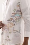 PAARSH_Ivory Linen Embroidery Shirt _Online