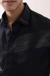 Shop_PAARSH_Black Cotton Designer Shirt _Online_at_Aza_Fashions