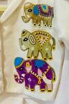 Shop_Rage Attire-Sweta Saria_Ivory Beads, Embroidery Elephant Lehenga Set _Online_at_Aza_Fashions