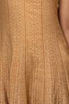 Buy_Safaa_Orange Vegan Silk Embroidery Sweetheart Neck Marigold Designer Anarkali Dress _Online_at_Aza_Fashions