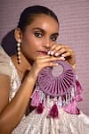Buy_Forever Noor_Pink Beads, Tassels The Kala Mini Designer Bag _Online_at_Aza_Fashions