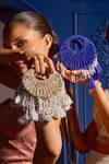 Shop_Forever Noor_Silver Tassels The Kala Mini Designer Bag _at_Aza_Fashions