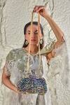 Shop_Forever Noor_Multi Color Beads Disco Drizzle Cloud Handbag _at_Aza_Fashions