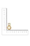 Ruby Raang_Gold Plated Square Kundan Earrings _Online_at_Aza_Fashions
