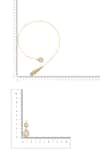 Buy_Ruby Raang_Gold Plated Stones, Crystals Antique Finish Earrings And Necklace Set _Online_at_Aza_Fashions