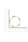 Ruby Raang_Gold Plated Gemstones Kundan Bracelet _Online_at_Aza_Fashions