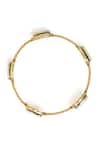 Shop_Ruby Raang_Gold Plated Gemstones Kundan Bracelet _Online_at_Aza_Fashions