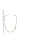 Ruby Raang_Silver Plated Kundan Neckalce _Online_at_Aza_Fashions