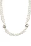 Shop_Ruby Raang_Silver Plated Kundan Neckalce _Online_at_Aza_Fashions