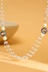 Shop_Ruby Raang_Silver Plated Kundan Neckalce _at_Aza_Fashions