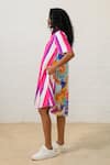 Prachi Kamat_Poplin Collared Multicolor Designer Dress _Online_at_Aza_Fashions
