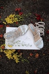Shop_Shiveen Shiveen_Silver Bows Designer Serenette Heels _at_Aza_Fashions