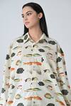 Shop_Samant Chauhan_Off White Cotton Collared Ocean Drift Printed Shirt _Online_at_Aza_Fashions