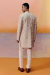 Shop_Mishru_Gold Embroidery Albie Jacket Set _at_Aza_Fashions