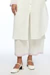 Payal Pratap_Ivory Handloom Cotton, Linen Collared Tunic _Online_at_Aza_Fashions