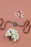 Buy Sangeeta Boochra Silver Timeless Swirl Rakhi at Aza Fashions Buy_Sangeeta Boochra_Silver Timeless Swirl Rakhi _at_Aza_Fashions