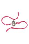 Sangeeta Boochra Silver Handcrafted Rakhi Online at Aza Fashions Sangeeta Boochra_Silver Handcrafted Rakhi _Online_at_Aza_Fashions