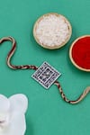 Buy Sangeeta Boochra Silver Classic Charm Rakhi at Aza Fashions Buy_Sangeeta Boochra_Silver Classic Charm Rakhi _at_Aza_Fashions