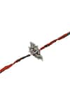 Buy_Sangeeta Boochra_Silver Divine Grace Rakhi _Online_at_Aza_Fashions