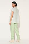 Shop_Linetribe__Green Cotton Round Neck Designer Callisto Set _at_Aza_Fashions