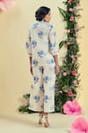 Shop_Origani_Off White Linen Embroidery Thread Pant _at_Aza_Fashions