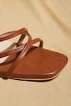 Buy_Tiesta_Brown Customisable Dark Formal Strappy Heels _Online_at_Aza_Fashions