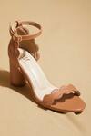 Shop_Tiesta_Brown Tan Open Toe Block Heels _Online_at_Aza_Fashions