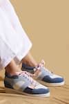 Buy_Tiesta_Blue Two Toned Denim Platform Sneakers _Online_at_Aza_Fashions