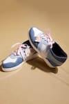 Shop_Tiesta_Blue Two Toned Denim Platform Sneakers _at_Aza_Fashions