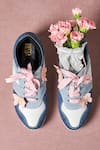 Shop_Tiesta_Blue Two Toned Denim Platform Sneakers 