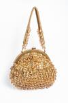 Buy_Nayaab By Sonia_Gold Sequins, Beads Dangling And Clutch _at_Aza_Fashions