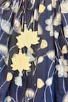 Shop_Rage Attire-Sweta Saria_Blue Cotton Tassels Lotus Lehenga Set _Online_at_Aza_Fashions